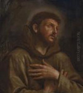 Saint Francis Of Assisi by Giovanni Francesco Barbieri
