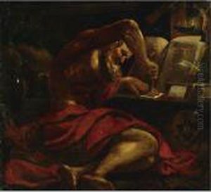 Saint Jerome by Giovanni Francesco Barbieri