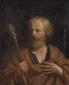 Saint Joseph With The Flowering Staff by Giovanni Francesco Barbieri