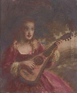 The young musician by William Mulready