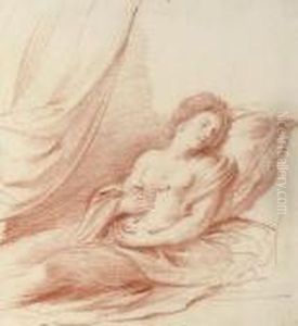 Cleopatra Bitten By The Asp by Giovanni Francesco Barbieri