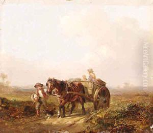 Travelling Along a Country Road by William Mulready