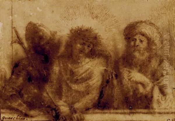 Ecce Homo; And Bearded Man Wearing A Turban - view 1