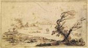 Paesaggio by Giovanni Francesco Barbieri