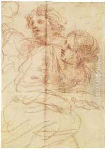 Studio Di Figure by Giovanni Francesco Barbieri