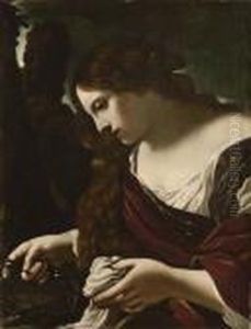 Santa Veronica by Giovanni Francesco Barbieri