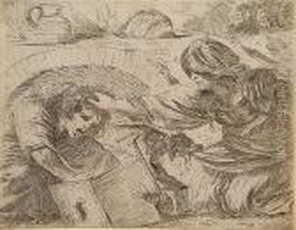 A Couple Fighting - view 1