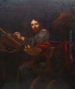 San Luca Ritrae La Vergine by Giovanni Francesco Barbieri