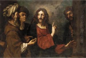 Christ And The Tribute Money by Giovanni Francesco Barbieri