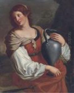 Rebecca At The Well by Giovanni Francesco Barbieri