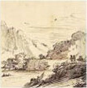 Pen And Brown Ink And Wash Pen And Brown Ink And Wash