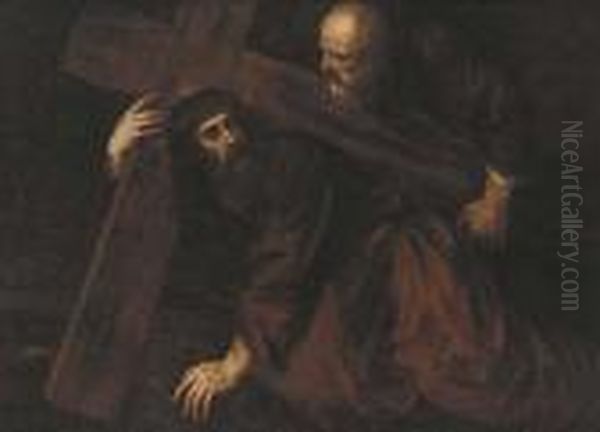 Christ Carrying The Cross With Simon Of Cyrene - view 1