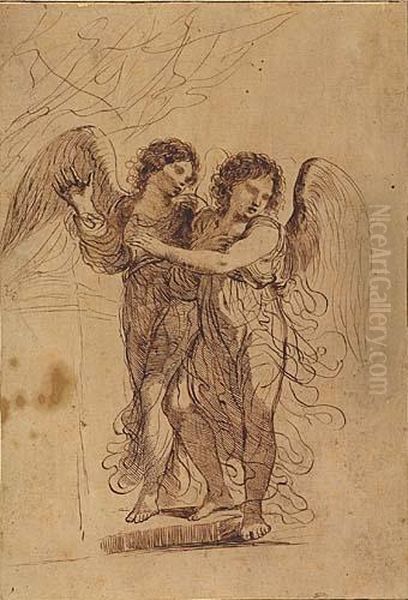 Two Angels<</b> - view 1