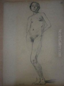 Etude De Femme. by Gustave Guetant