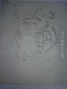 Tete De Tigre. by Gustave Guetant