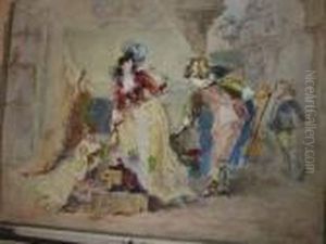 Scene Galante by Gustave Guetant