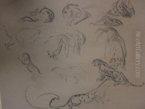Les Leopards. by Gustave Guetant