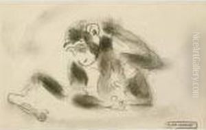 Chimpanze. by Gustave Guetant