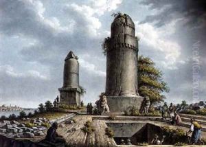 Monuments near Tortosa Tartus by Luigi Mayer