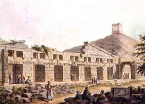 Ancient Granary at Cacamo plate 3 from Views in the Ottoman Empire Ancient Granary at Cacamo plate 3 from Views in the Ottoman Empire