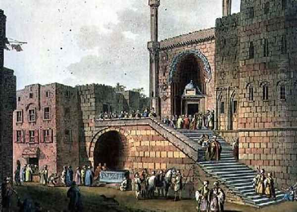 The Lovers Fountain with the Adjacent Mosque plate 29 from Views in Egypt - view 1