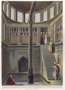 View of the Nilometer plate 2 from Views of Egypt 2 by Luigi Mayer