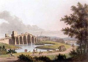 Ponte Grande in Romania plate 10 from Views in the Ottoman Dominions
