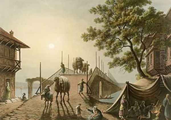 Ponte Piccolo in Romania plate 9 from Views in the Ottoman Dominions - view 1