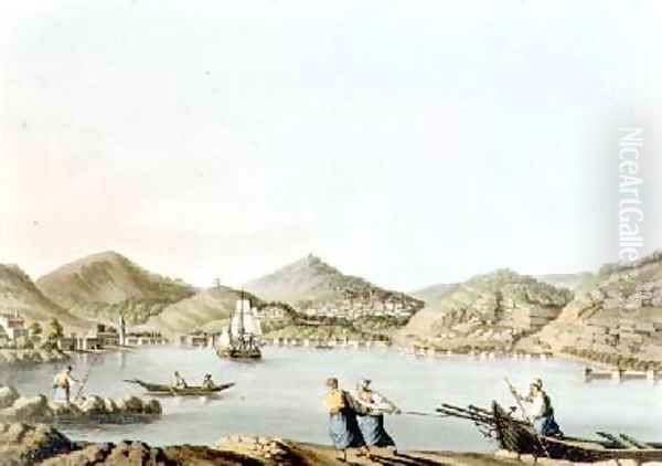 The Western Harbour of the Island of Samos plate 60 from Views in the Ottoman Dominions - view 1
