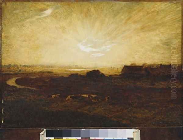Landscape at sunset - view 1