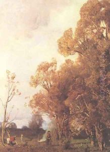 Fishermens Hut at the Lake Balaton detail 1877