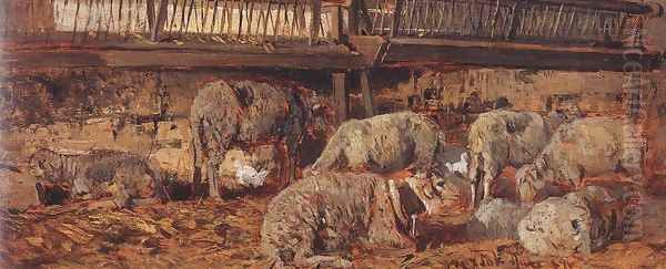 Sheep at Bozsok 1871 - view 1