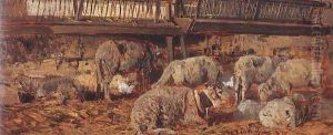 Sheep at Bozsok 1871 Sheep at Bozsok 1871