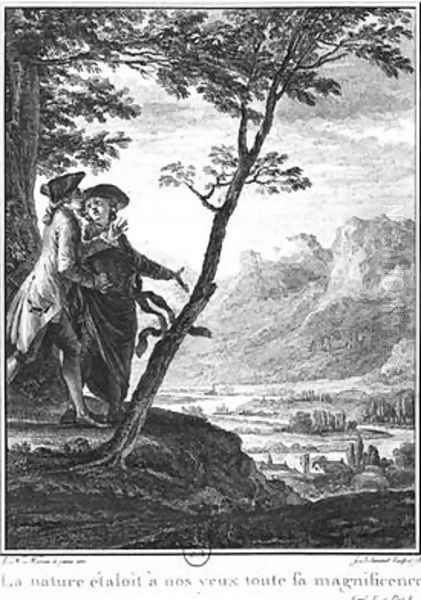 Profession of faith of the Savoyard vicar illustration from LEmile by Jean-Jacques Rousseau 1712-78 - view 1