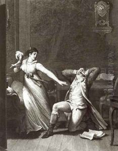 Illustration from The Sorrows of Werther by Jean-Michel Moreau