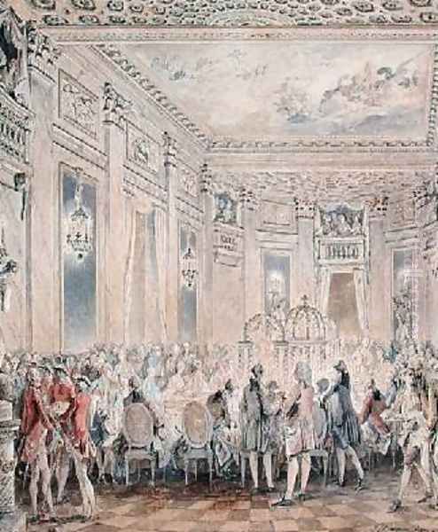 Feast given by Madame du Barry - view 1