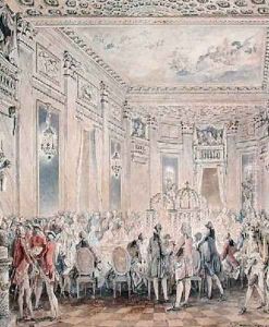 Feast given by Madame du Barry by Jean-Michel Moreau