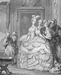 The Queens Lady-in-Waiting by Jean-Michel Moreau