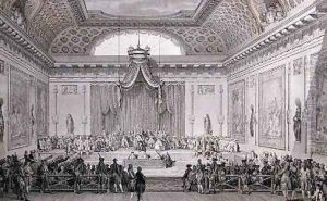 Assemblee des Notables Presided over by Louis XVI 1754093 1787 by Jean-Michel Moreau
