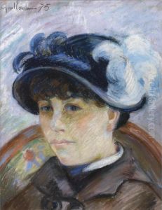 Portrait De Jeune Femme by Armand Guillaumin