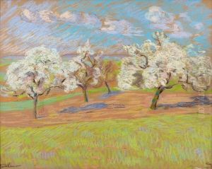 Pommiers En Fleurs by Armand Guillaumin