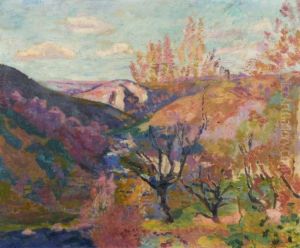 Vallee De La Sedelle, Crozant, Soleil Soir
