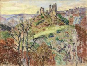 Les Ruines Du Chateau De Crozant by Armand Guillaumin