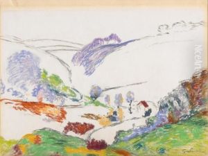 Paysage De Lacreuse by Armand Guillaumin