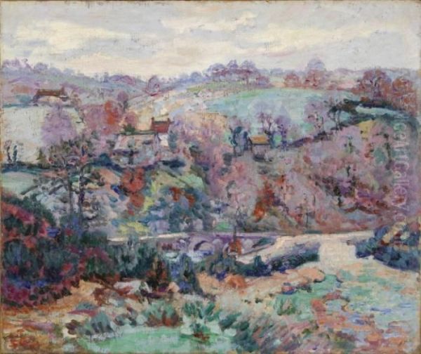 Crozant, Pont Charrault Au Matin - view 1