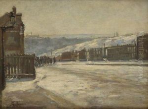 Neige Aux Environs De Paris by Armand Guillaumin