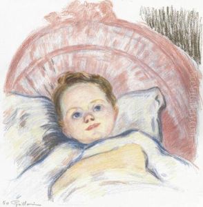 Portrait De Marguerite, Ou Tete D'enfant Portrait De Marguerite, Ou Tete D'enfant