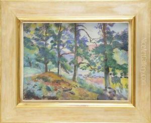 Chataigniers A Genetin by Armand Guillaumin