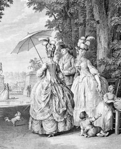 The Rendezvous at Marly by Jean-Michel Moreau