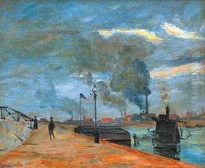 Le Quai by Armand Guillaumin